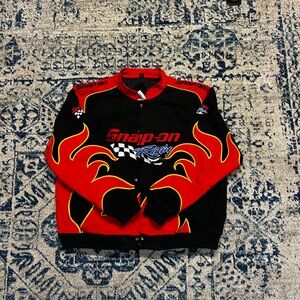 Vintage Snap On Motorsports Button Up Jacket